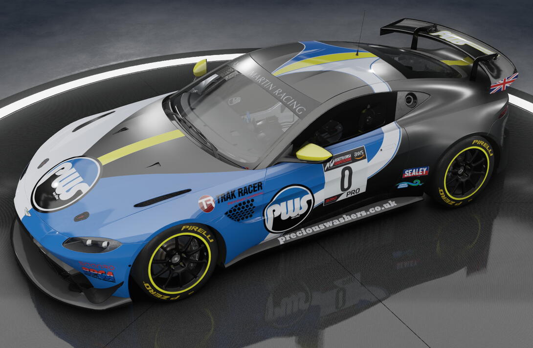 Darren N Aston GT4 Yellow