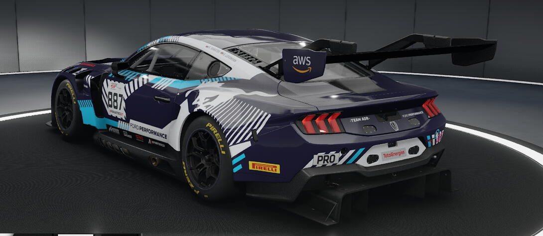 Team ADR Mustang no sponsors 