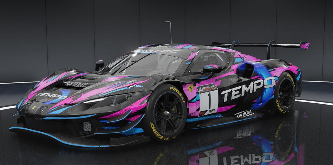 EMI MEDIA - TEMPO Esports Ferrari 296