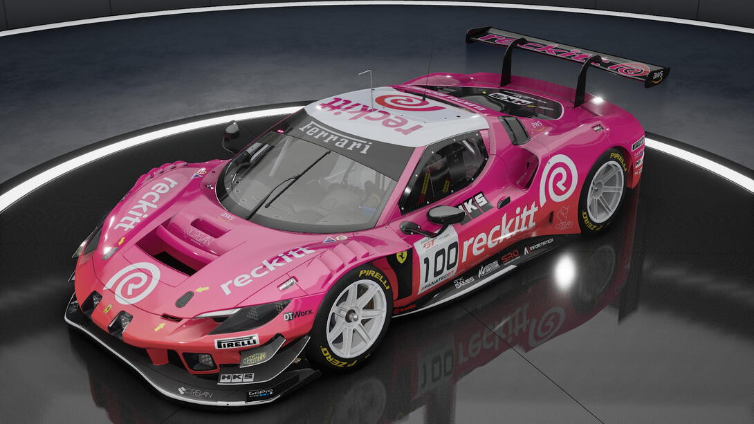 Ferrari 296 GT3 - Reckitt Livery