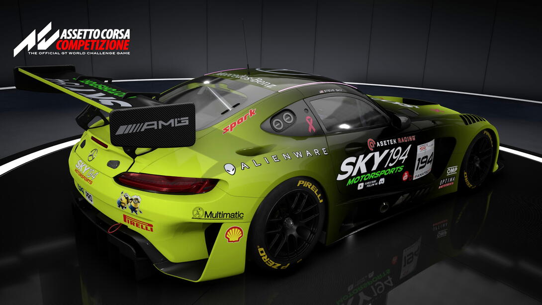 SKY194 AMG GT3 Yellow