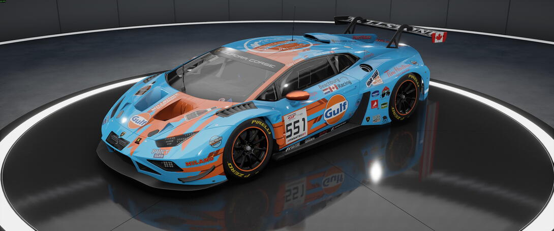 BBR #551 Lamborghini Huracan GT3 EVO2