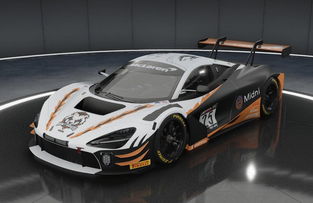 Honey Badgers Team Mclaren 720s gt3 evo