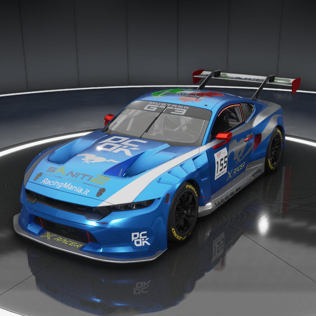 ISS Racing Team - Mustang GT3 2026 Red