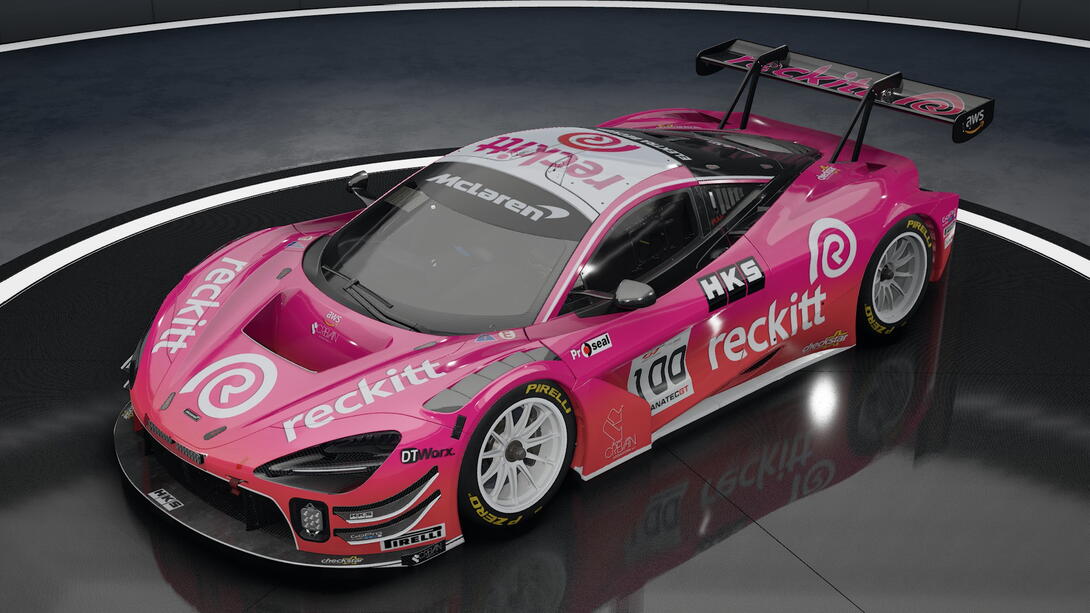 McLaren 720s GT3 Evo - Reckitt Livery