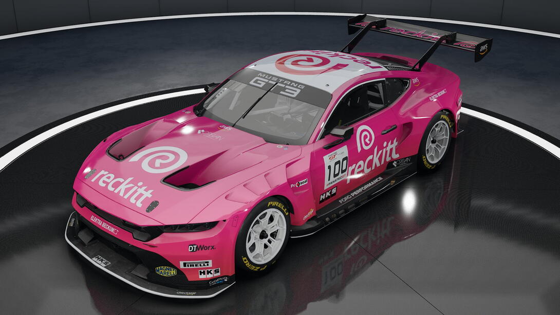 Ford Mustang GT3 - Reckitt Livery