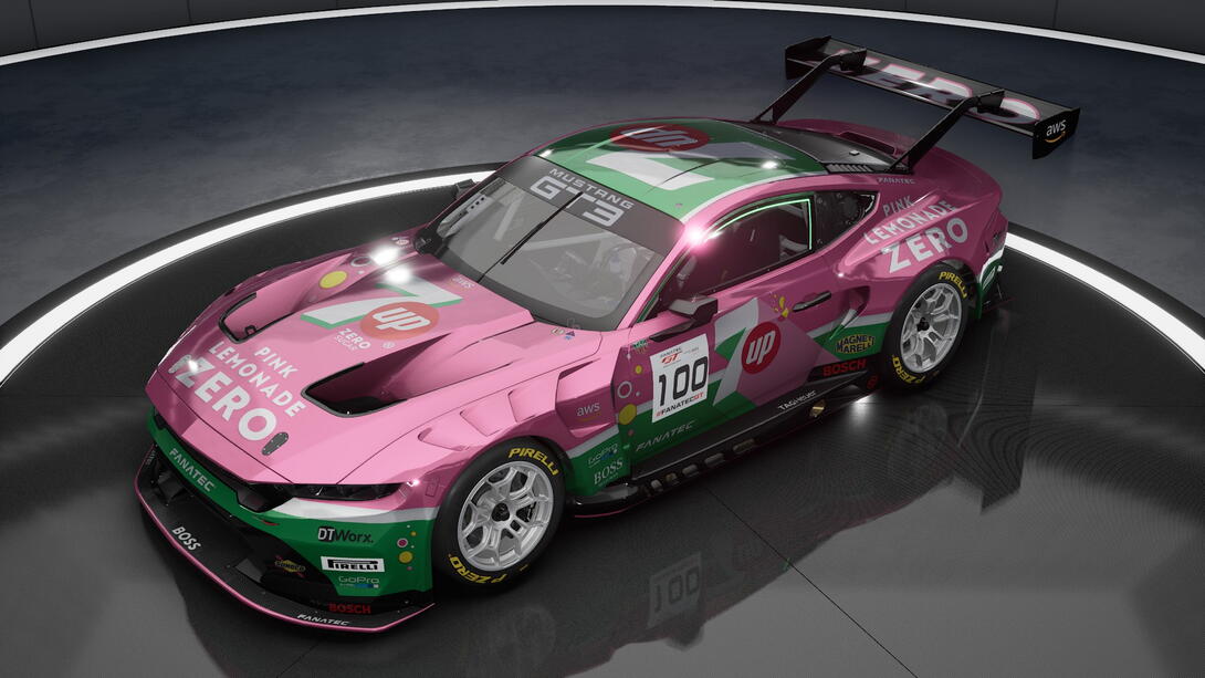 Ford Mustang GT3 - 7up Pink Lemonade Zero