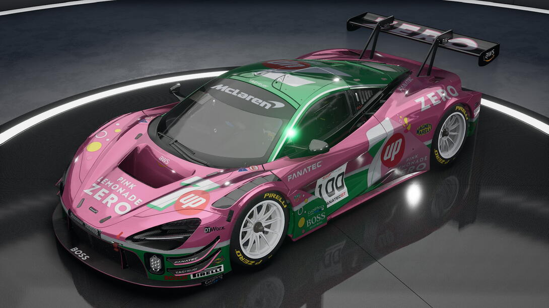 Mclaren 720s GT3 Evo - 7up Pink Lemonade Zero