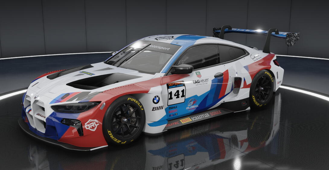 BMW GT3 MSPORT TDR Blue #141