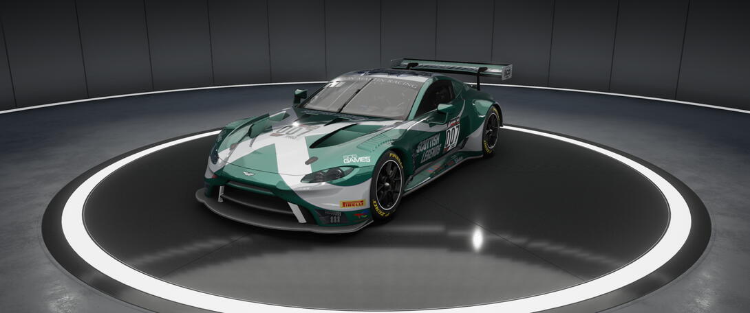 	AMR VAN V8 GT3 - Scottish Legends Green