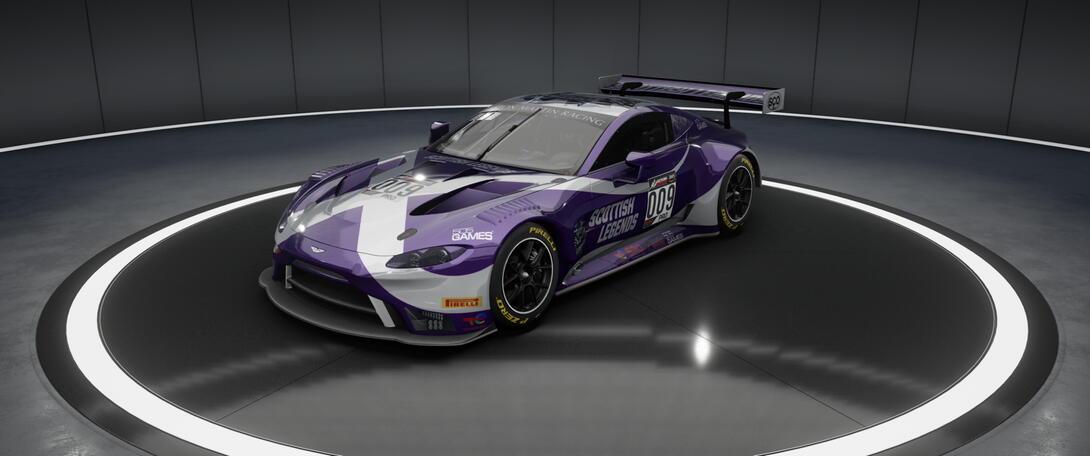 	AMR VAN V8 GT3 - Scottish Legends Purple