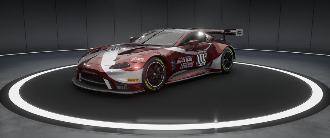 AMR VAN V8 GT3 - Scottish Legends Red
