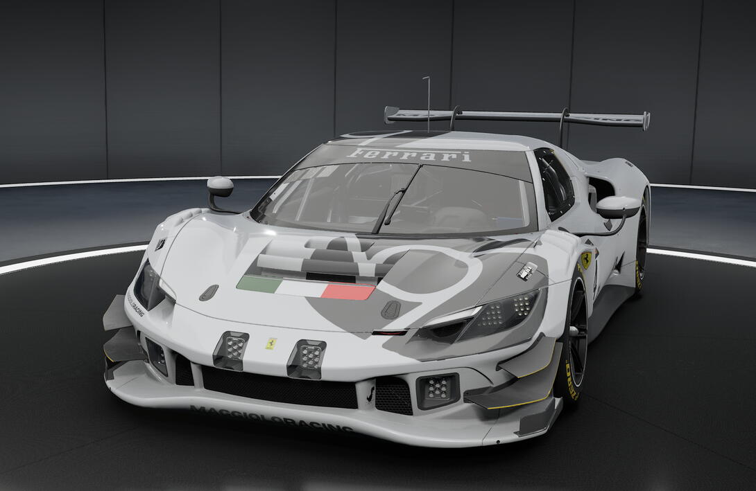 Chrome Dino Maggiolo Racing Ferrari 296 GT3