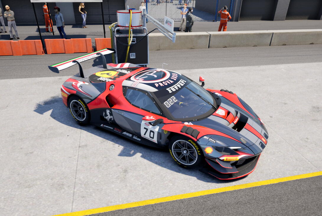Prova ferrari 296