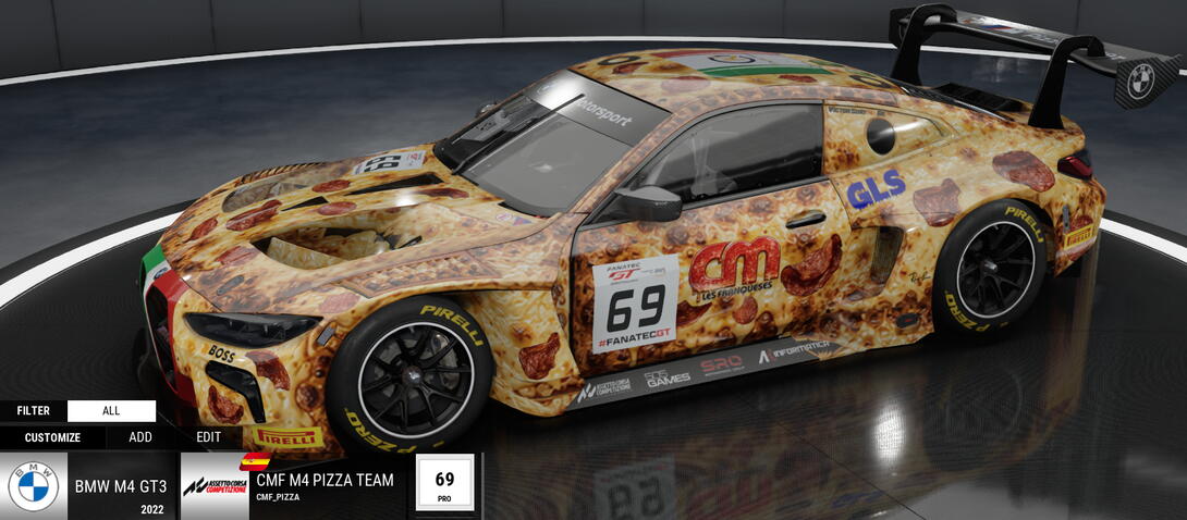 CMF BMW M4 GT3 PIZZA