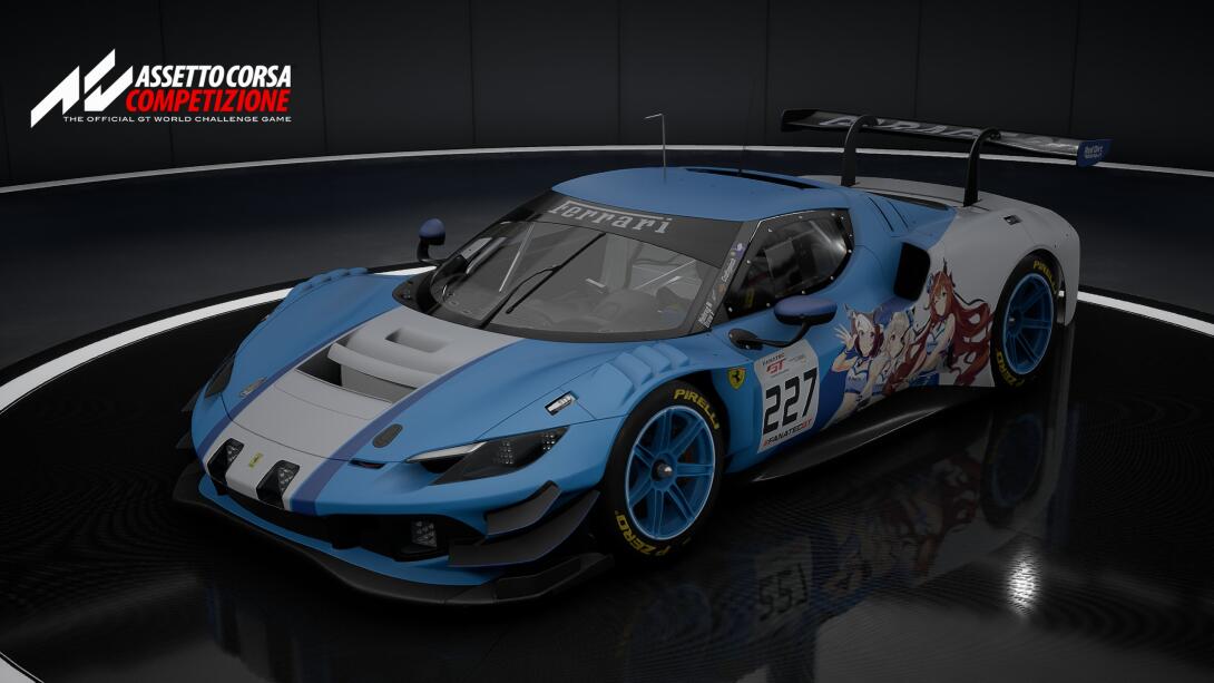 #227 Garage 27 Ferrari 296 Umamasume