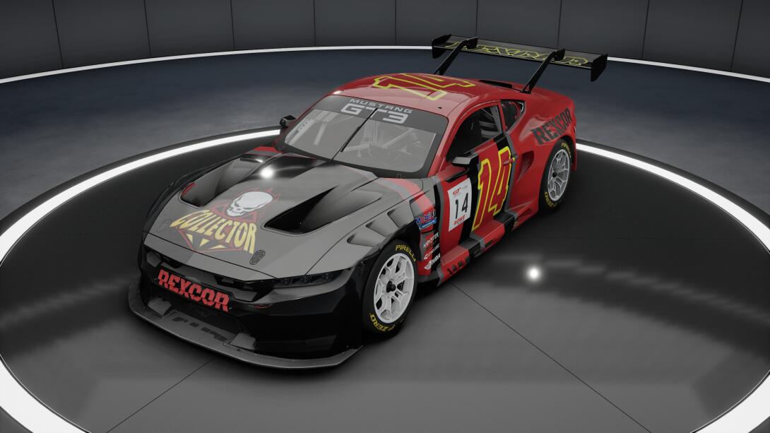 Nascar Racers The Collector Mustang GT3 #14
