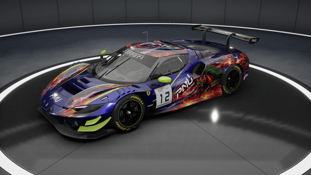 #12# PMU SimRacing F296 