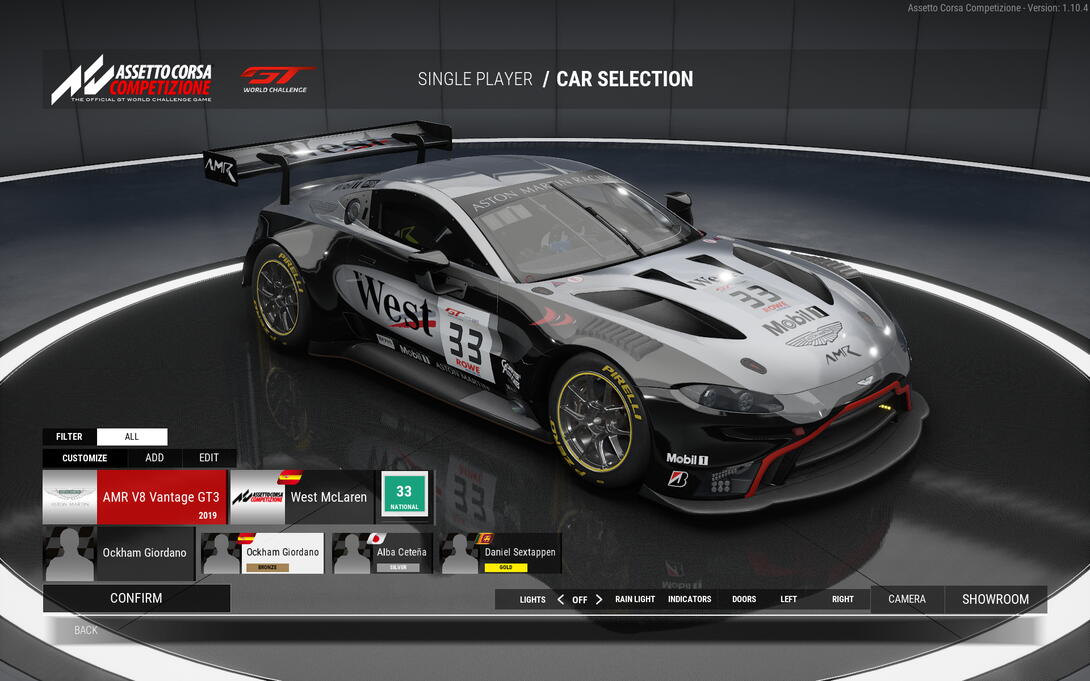 #33 Aston Martin West Edition