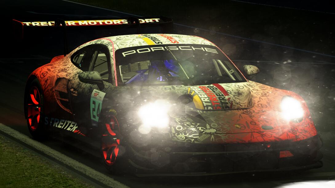 Streiter Motorsport SchwarzRotGold Art Car