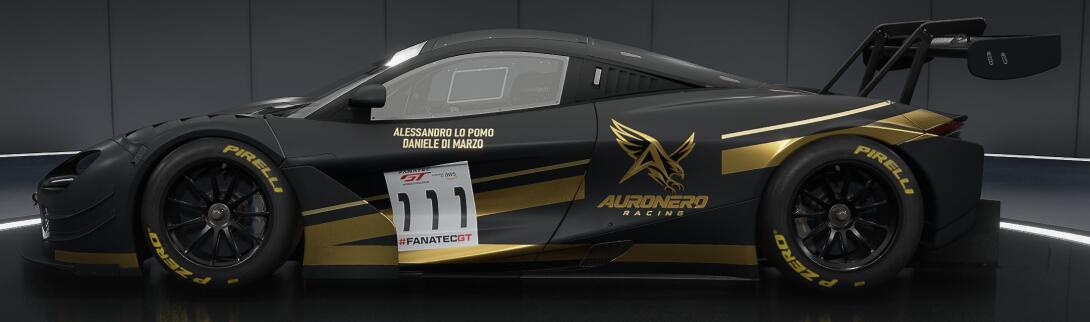 Auronero Racing 111 - Lo Pomo & Di Marzo - McLaren 720S GT3 Evo Swap